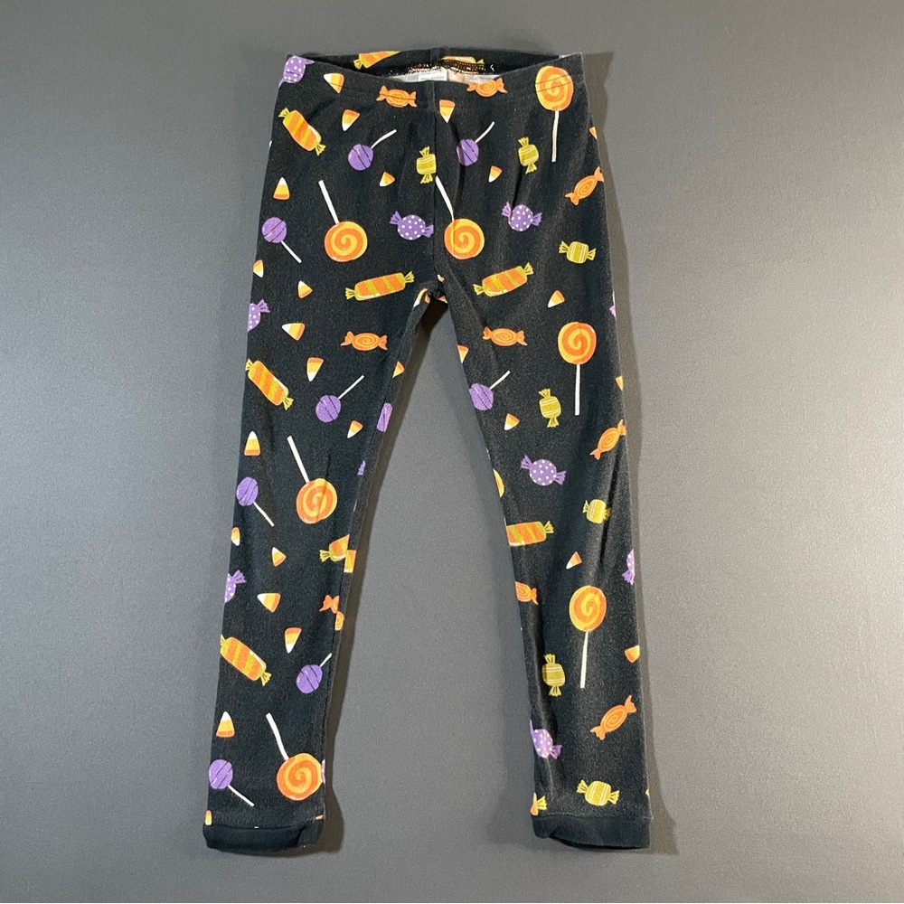 Carter's Black Pajama Bottoms with Candy Print